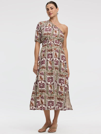 One-Shoulder Maxi Dress
